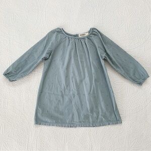 Go Gently Nation Kids Long‎ Sleeve Organic Cotton Frock Dress